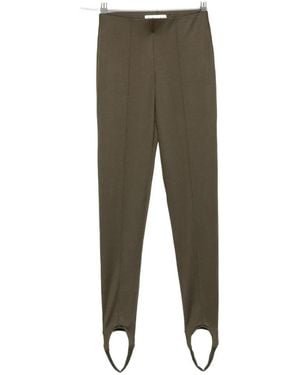 Frankie Shop Caserta Stirrup-Cuff Leggings - Green