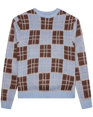 AWAKE NY Checked Jumper - Blue