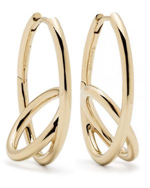 Otiumberg X Camilla And Marc 14kt Gold Vermeil Spiralis Hoop Earrings - Metallic