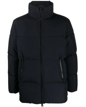 Herno Gefütterter Laminar Mantel - Blau