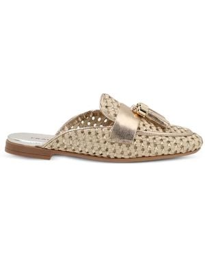 Frau Woven Tassel-Detail Mules - Natural