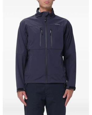 Murphy & Nye Logo-Print Zip-Up Jacket - Blue