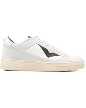 4b12 Kyle Paneled Sneakers - White