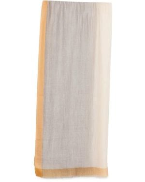 N.Peal Cashmere Sciarpa - Bianco