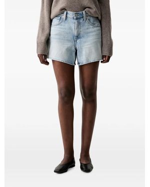 Levi's Cinch Jeans-Shorts Mit Logo-Patch - Blau