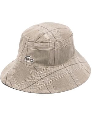 Lacoste Cappello Con Logo - Bianco