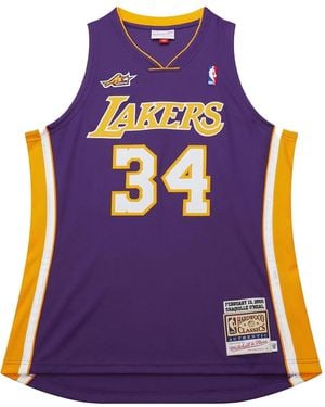 Mitchell & Ness X Nba Los Angeles Lakers 2000 Shaquille O'Neal Jersey - Purple