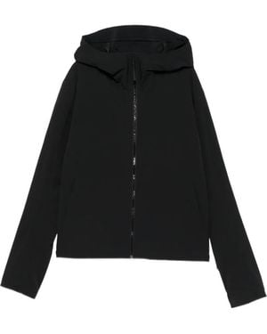 Veilance Hooded Zip-Up Jacket - Black