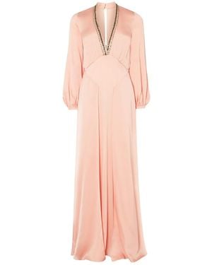 Temperley London Nina Maxi Dress - Pink