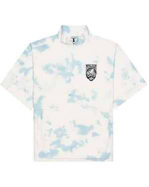 Malbon Golf Chemise Pine Reflection À Imprimé Tie Dye - White