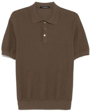 Tagliatore Frat Polo Shirt - Brown