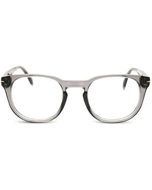 David Beckham Lunettes De Vue À Monture Carrée - Gray