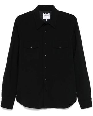 Aspesi Flannel Shirt Jacket - Black