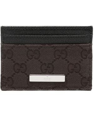 Gucci Gg Supreme Card Holder - Black