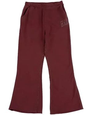 Market Big Stitch Open-Leg Track Pants - Red
