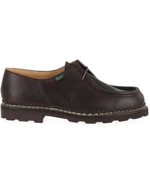 Paraboot Michael Marche Ii Leather Derby Shoes - Brown