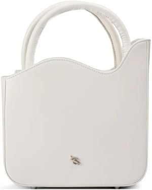 Le Silla Medium Ivy Leather Bag - White