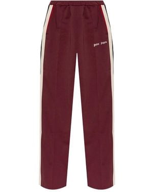 Palm Angels Straight-Leg Trousers - Red