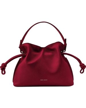 Esin Akan Midi Emma Drawstring Cross Body Bag - Red
