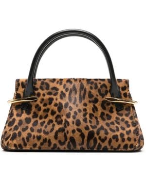 Givenchy Pinch Mini Leo Top-Handle Bag - Brown