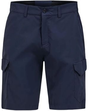Peak Performance Shorts mit aufgesetzter Tasche - Blau