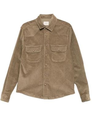 Tintoria Mattei 954 Corduroy Western Shirt - Natural