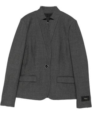 Pinko Single-Breasted Jacket - Grey