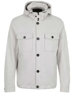 Moorer Manteau À Capuche - White