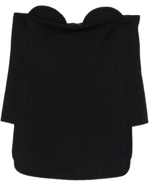 N°21 Bandeau-Style Top - Black