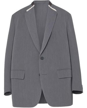 Kolor Notched Lapel Jacket - Grey