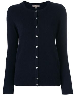N.Peal Cashmere カシミア カーディガン - ブルー