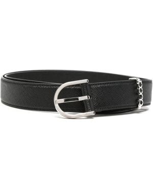 Gucci Gürtel Mit Stegschnalle - Weiß