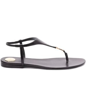 Saint Laurent Cassandra Sandals - Black
