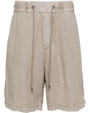 James Perse Bermudas Rectas - Neutro