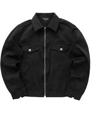 COMME DES GARÇON BLACK ジップアップ シャツジャケット - ブラック