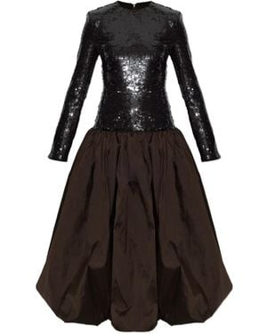 ROTATE BIRGER CHRISTENSEN Long Sleeve Dress - Black