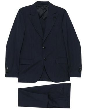 Lardini Pinstripe Suit - Blue