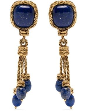 Aurelie Bidermann Miki Lapis Clip-On Oorbellen - Blauw