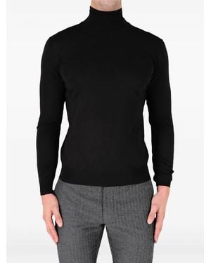 Alpha Industries Pullover mit Rollkragen - Schwarz