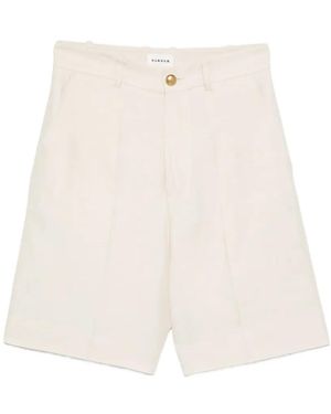 P.A.R.O.S.H. Pleated Tailored Shorts - White