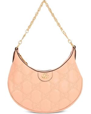 Gucci GG-patterned Leather Tote Bag - Natural