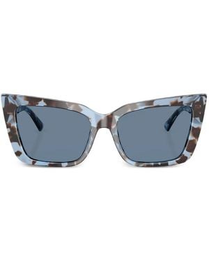 Jimmy Choo Sonnenbrille Mit Cat-Eye-Gestell - Blau