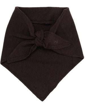 Paloma Wool Sjaal Met Borduurwerk - Zwart