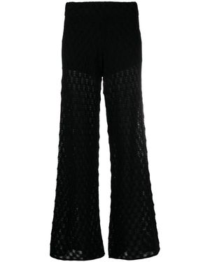 Cult Gaia Jayla Wide-Leg Trousers - Black