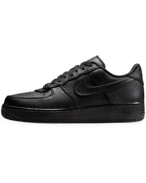Nike Air Force 1 Lace-Up Trainers - Black