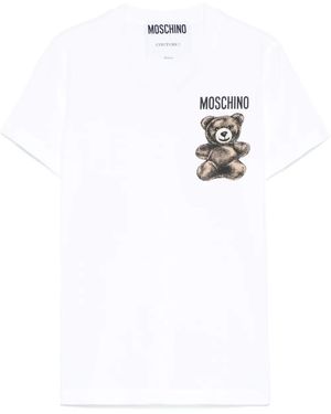 Moschino Leo Teddy Tシャツ - ホワイト
