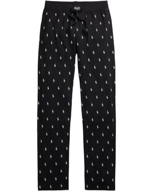 Polo Ralph Lauren Pyjama-Hose Mit Ikonischem Pony - Grau