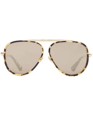 Burberry Pilotenbrille Im Oversized-Look - Braun