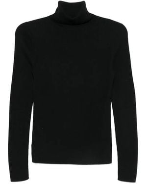 Marc O' Polo Ribbed-Knit Turtleneck Sweater - Black