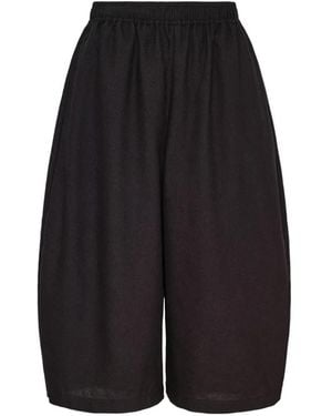 Renli Su Pantalon Ample À Broderies - Noir